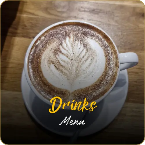Freshly brewed coffee with latte art at Fika 33